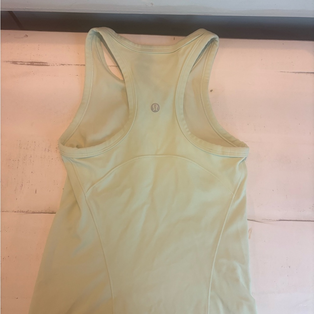 lululemon athletica Mint Green Racerback Tank Top